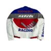Honda Genuine Leather Racing Jacket Streetwear Y2 - Image 2