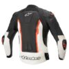 Alpinestars Missile V2 Leather Jacket Black, Red Fluo - Image 2