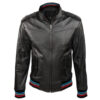 Men Black Leather Jacket