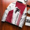 Atlanta Falcons White and Red Bomber Full-Zip Jacket - Image 2