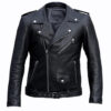 Men’s Stylish Black Leather Jacket