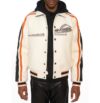 City Racer Avirex Bomber Leather Jacket - Image 3