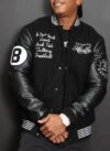 Essential Hustler’s 8 Ball Varsity Jacket - Image 3