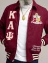 Kappa Alpha PSI Varsity Maroon Bomber Jacket