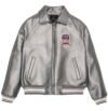 Limited Edition Pewter Metallic Icon Avirex Jacket