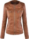 Lock and Love Women's Removable Hooded Leather Jacket - Image 3