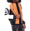 Mens Timber 8 Ball Hooded Leather Jacket - Image 2