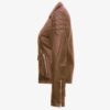 Mountain-Women's Brown Leather Jacket - Image 3