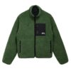 Stussy 8 Ball Sherpa Reversible Jacket ‘Green’ - Image 2