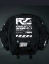 Techwear Black Bomber Jacket - Image 2