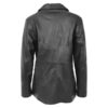 Women’s Classic Three Button Leather Blazer Janet Black - Image 4