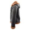 Women's Sheepskin B3 Jacket Naomi Brown Ginger Fur - Image 3