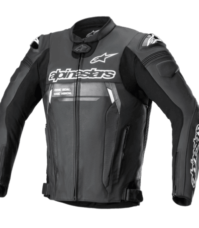 alpinestars ignition v2 leather jacket front