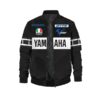 Yamaha Black Biker Bomber Jacket Ride in Style