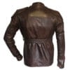 Men Brown Leather Jacket - Image 4