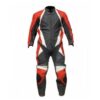 Red & Black Men Motorbike Leather Suits