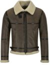 Vincent Air Force SF Flying Bomber Lambskin Leather Jacket
