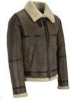 Vincent Air Force SF Flying Bomber Lambskin Leather Jacket - Image 3