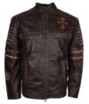 Men’s Murder Mystery Leather Jacket