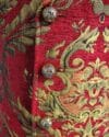 Devil Fashion Mens Vest Waistcoat Red Gold Damask Gothic Steampunk Aristocrat - Image 6