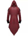 Devil Fashion unisex Gothic Hooded Jacket Coat Red Black Dieselpunk Assassin Creed - Image 2