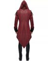 Devil Fashion unisex Gothic Hooded Jacket Coat Red Black Dieselpunk Assassin Creed - Image 4