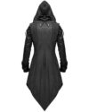 Devil Fashion unisex Gothic Hooded Jacket Coat Red Black Dieselpunk Assassin Creed - Image 8