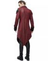 Devil Fashion unisex Gothic Hooded Jacket Coat Red Black Dieselpunk Assassin Creed - Image 5