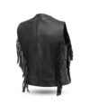 Women’s Fringe Cowboy Leather Vest - Image 2