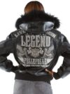Live Like A Queen Black Leather Jacket
