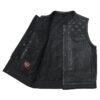 Downside Perforated Biker Vest Ride in Comfort & Style - Image 3