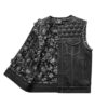 Hornet Leather Club Vest for Men Classic Biker Style - Image 4