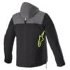 Alpinestars Sherpa Hoodie Tar-Grey Yellow - Image 2
