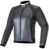 Alpinestars Stella Vika V2 Leather Jacket Metallic Blue