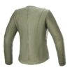 Alpinestars Women’s Alice Leather Jacket Military Green - Image 2