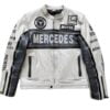 Mercedes Benz Racing Leather Jacket Rare Streetwear