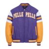 Pelle Pelle Arches Purple & Yellow Leather Jacket