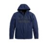 Harley-Davidson Men's Deflector Hooded Riding Fleece Peacoat