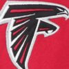 NFL Atlanta Falcons Logo Red Bomber Hooded Jacket - Image 3