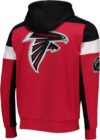 NFL Atlanta Falcons Logo Red Bomber Hooded Jacket - Image 4