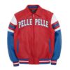 Pelle Pelle Arches Red & Blue Leather Jacket