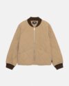 Stussy 8 Ball Brown Quilted Liner Jacket - Image 3