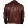 Men’s Brown Simple & Stylish Leather Jacket - Image 2