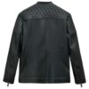 Quilted Panel Leather Jacket - Image 2