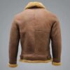 Morris WW2 Brown SF Bomber Flying Leather Jacket - Image 2