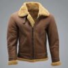 Morris WW2 Brown SF Bomber Flying Leather Jacket