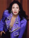 Selena Quintanilla Biker Purple Vegan Leather Jacket - Image 2