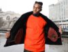 Aurelius Burgundy B3 bomber shearling jacket - Image 4