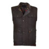 Genuine Australian Bushwear Oilskin Vest Brown