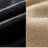 Mens Faux Suede Vest Lapel Casual Fleeced Warm Waistcoat Jacket Sleeveless Tops - Image 3